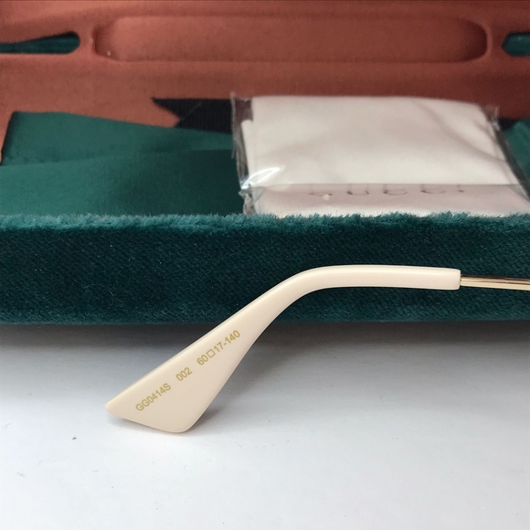 New - 💯 Original Gucci GG0414S 002 60 Unisex Sunglasses - Picture 14 of 15